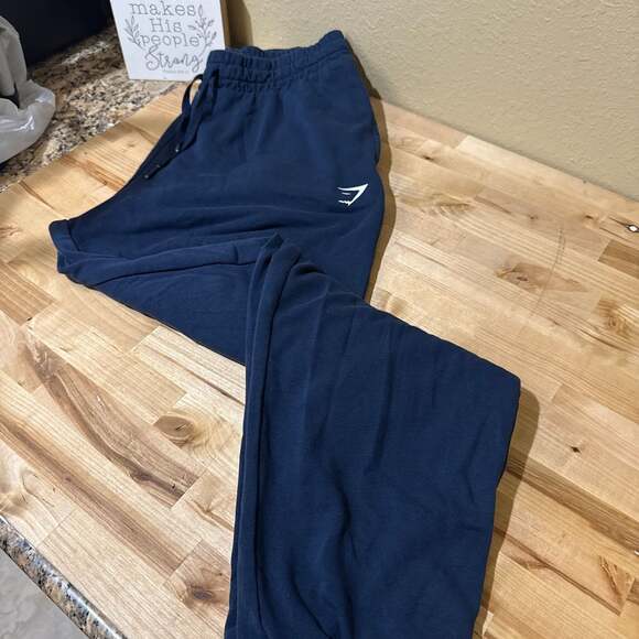 Gymshark Men's Crest Joggers - Navy Blue XL - Picture 4 of 9